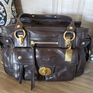Coach Brown Leather Satchel